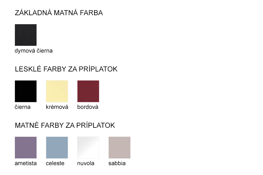 farby digestora OXFORD, š 90 cm farby digestora OXFORD, š 90 cm